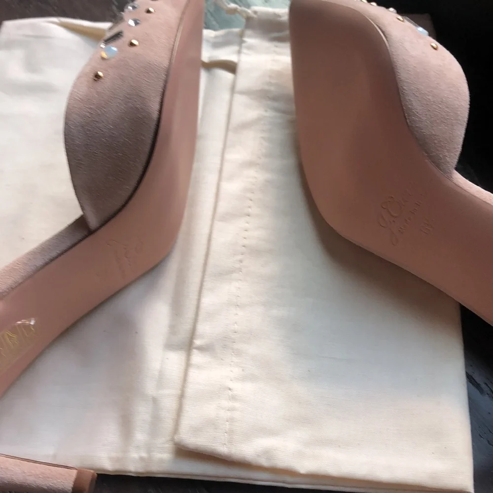 J Crew Colette d’orsay pump with jewels 6.5 - Picture 3 of 5